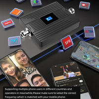 Kit amplificateur de signal 3G 4G 5G, répéteur de signal mobile avec écran LCD, amplificateur de signal avec antenne, accélérez la vitesse des données mobiles
