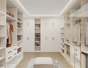 High End Clothes Cabinet Wardrobe Walkin <strong>Closets</strong> Systems Furniture Design Customized Luxury Bedroom <strong>Big</strong> Wooden Walk in <strong>Closet</strong> - Product Image 4