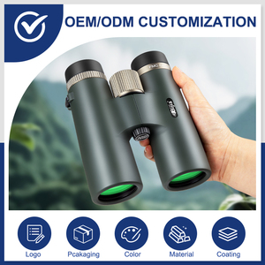 Oem HD 10x42 BAK4 không thấm nước cao-powered Ống nhòm điện thoại Tripod Adapter hoàn toàn đa màu xanh lá cây lớp phủ cho cắm trại ngoài trời du lịch - Product Image 2