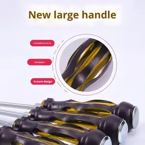 Ultraharde Chroom Vanadium Stalen Schroevendraaier Knock-Through Met Lange As Phillips Flathead Verlengde Platte Kop Magnetisch - Product Image 3