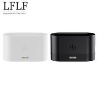 Diffuseur d'arômes portable LFLF à 7 couleurs de flamme, diffuseur d'air silencieux, humidificateur à flamme avec protection automatique contre l'arrêt sans eau