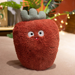 Throw Pillows Cute Avocado Carrot Fruit Plush Hand Warmer Toy Doll Fruit Gifts Decoration Cushion Pillow - Product Image 4