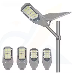 Lampadaire solaire d'extérieur en aluminium étanche avec télécommande - Product Image 1