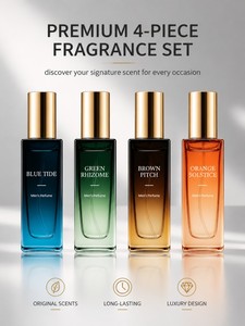 Coffret cadeau de parfums luxueux pour hommes et femmes : Miel, bois de santal, citron, artemisia, bergamote - Product Image 4