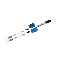 Konektor NX CORE Lc Multimode Om2 Om3 Lc-duplex-uniboot-connector Lc Uniboot Konektor Serat Optik Uniboot