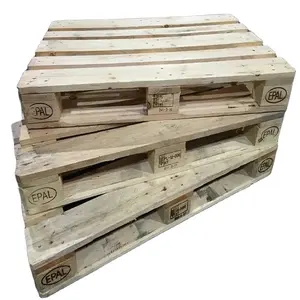 最高品質のカスタムメイド卸売ユーロパレット120x80 cm EPAL IPPC EURパレット木製パレット家具NEW