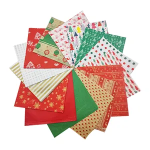 Großhandel Fabrik preis Frohe Weihnachten Seidenpapier Bright Glitter Colour ful
