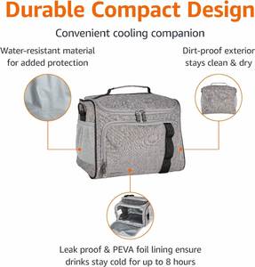 <b>Insulated</b> <b>Lunch</b> Bag Large <b>Lunch</b> <b>Box</b> for Women Men Reusable <b>Lunch</b> Bag With Adjustable Shoulder Bag - Product Image 3