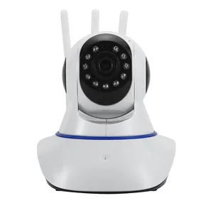 Q5 V380 Wireless Baby Room Camera Indoor Home Security Wifi Camera Robot Babi Babyfoon IP CCTV Camera 3 Antennas