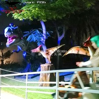 Pterodactyle dinosaure animatronique volant réaliste pour parc à dinosaures