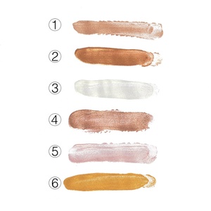 Su logotipo personalizado 6 tonos cuerpo marcador cara <span class=keywords><strong>maquillaje</strong></span> brillo líquido bronceador - Product Image 6