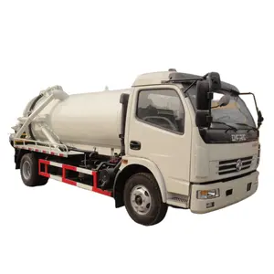 Dongfeng 5CBM 4X2 vakum kanalizasyon emme kamyonu ile septik tank temizlik kamyonu