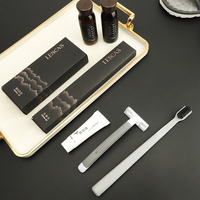 Coffret de luxe personnalisé pour articles de toilette jetables, idéal pour les hôtels et les spas.