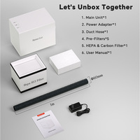 Nuevo Extractor de Humo Láser de Escritorio Compacto con Filtro de Carbón Activado HEPA para Marcado y Grabado Láser de 5 a 10 W