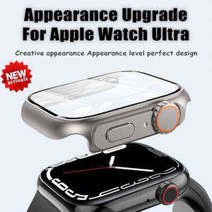 Coque de montre PC pour <span class=keywords><strong>Apple</strong></span> <span class=keywords><strong>Watch</strong></span> 8 7 6 SE 5 <span class=keywords><strong>4</strong></span> <span class=keywords><strong>44mm</strong></span> 45mm mise à niveau d'apparence pour <span class=keywords><strong>Apple</strong></span> <span class=keywords><strong>Watch</strong></span> Ultra 49mm SE transformant en Ultra - Product Image 6