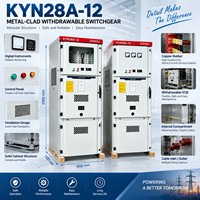 Armoire de distribution électrique moyenne tension KYN28A-12 12kV, type métallique, à cartouches extractibles