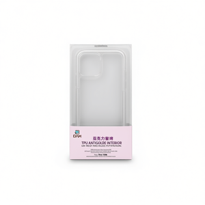 Étui en acrylique DAM pour iPhone 15, intérieur en TPU, protection anti-choc - Product Image 2