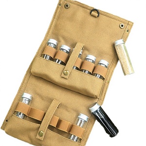 Sac de rangement pliable en toile durable et léger pour le camping en plein air, ensemble portable de bouteilles de gaz et d'épices, randonnée, barbecue, fête, toutes saisons - Product Image 4