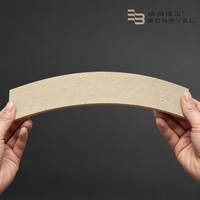 Revêtement mural en pierre flexible ultra-mince, couleur beige sable crème, pour façade extérieure et intérieure, fabrication OEM