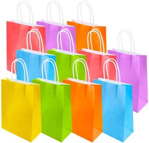 Nuevos Productos al por Mayor, Bolsas de Papel Portátiles de Color Caramelo Personalizadas, Lindas Bolsas de Regalo, Varias Especificaciones, Bolsas para Juguetes Infantiles - Product Image 1