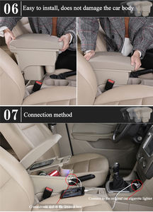 Bracciolo centrale scatola portaoggetti <span class=keywords><strong>accessori</strong></span> arredamento interno classico <span class=keywords><strong>per</strong></span> Ford Focus nuovi vecchi modelli posizione anteriore modifica <span class=keywords><strong>auto</strong></span> - Product Image 4