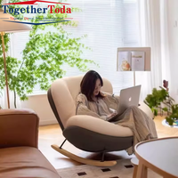 Fauteuils d'appoint modernes de luxe nordiques les plus populaires, fauteuils de salon rembourrés pour adultes, pour la détente en chambre à coucher