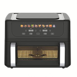 Friteuse à air 10L 2800W 220-240V avec 10 programmes prédéfinis, chauffage en acier inoxydable SS304, cuve antiadhésive, protection contre la surchauffe Sync&Match Cook - Product Image 1