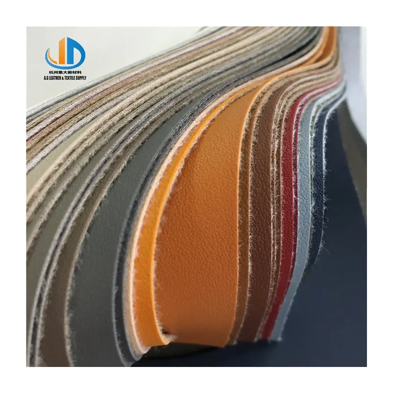 Faux cuir PVC 100% naturel, doux au toucher coloré pour sacs et meubles de canapé