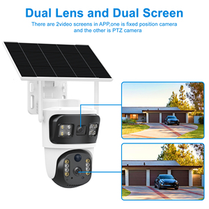 V380 Pro CCTV 4G Máy Ảnh Năng Lượng Mặt Trời Bảng Điều Khiển CMOS Zoom Quang Học Tầm Nhìn Ban Đêm 24/7 Aov Ghi Âm Hỗ Trợ Thẻ Nhớ Cho Bên Ngoài An Ninh - Product Image 6