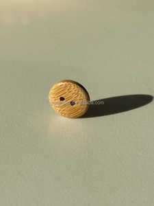 Nút tre nút gỗ sản xuất 4 lỗ may bằng gỗ nút phẳng cho quần áo nút tự làm - Product Image 4