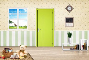 Precio barato colorida pintura madera puerta <span class=keywords><strong>de</strong></span> la habitación interior en la India - Product Image 3