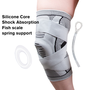OLLAS Medical Rodillera <span class=keywords><strong>de</strong></span> Silicona 3D con Compresión, Soporte y <span class=keywords><strong>Almohadillas</strong></span> Protectoras para Rodilla con <span class=keywords><strong>Almohadillas</strong></span> <span class=keywords><strong>de</strong></span> Gel para Rótula y Estabilizadores Laterales - Product Image 4