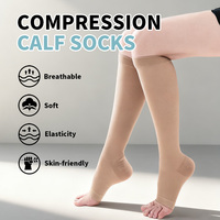 Manchons de compression sur mesure grande taille à pression graduée scientifique pour infirmières, grossesse et voyages