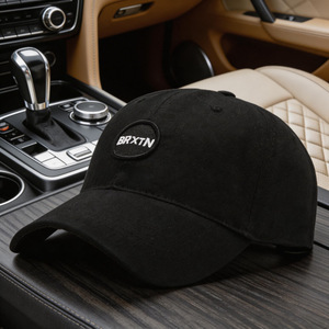 BRTXN Baseball Cap Cotton Yarn Solid Color Embroidered Women's Hat <b>Sunscreen</b> Breathable Windproof - Product Image 2