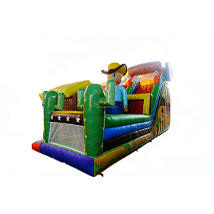 Lilytoys Tobogán Inflable con Diseño de Granja Occidental para Niños, con Pista de Deslizamiento Rápido y Circuito de Obstáculos, Equipo de Juego de PVC - Product Image 5