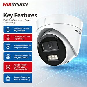 <strong>Hikvision</strong> DS-2CD2387G3-LI(2U)Y 8 MP Smart Hybrid Light with ColorVu Fixed IP67 Outdoor Surveillance Camera Turret Network Camera - Product Image 1