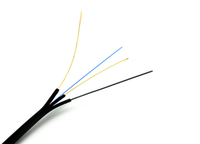 Cable de caída con 7 cables de acero trenzado Gjyxfch/gjyxch G57a1 Cable de fibra óptica 2 4 8 12 24 núcleos Cable de caída 1 núcleo 1 acero 1km