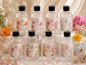 Luxury 150ml Floral Scented <b>Reed</b> <b>Diffuser</b> For Modern Home Decor Wholesale Private Label Premium Victorian Illustration Set - Product Image 4
