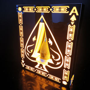 Ace Spades VIP Bouteille Display Racks LED Sign Service Letter Board Presenter Square Spades for Luxury Wine Spirit <span class=keywords><strong>Presentation</strong></span> - Product Image 6