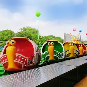 Hochwertiges Thema Vergnügung spark Fahrt Karnevals spiele 20 Sitze Schnecke Spinning Mini Achterbahn Kinder fahrten zum Verkauf