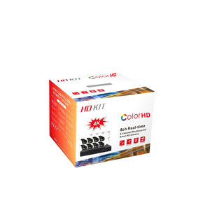 Sistem <span class=keywords><strong>CCTV</strong></span> Pengawasan <span class=keywords><strong>4</strong></span> Indoor <span class=keywords><strong>4</strong></span> Outdoor Harga Murah 8 Channel DVR Kamera Keamanan Full Color Night Vision untuk Toko - Product Image 6