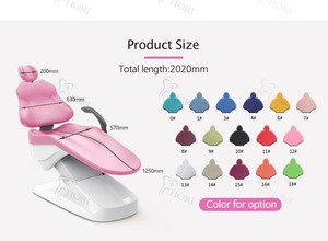 Sillón Dental Eléctrico Plegable Rosa con Certificación CE para Salón de <span class=keywords><strong>Belleza</strong></span>, Estructura de Acero y Construcción Metálica con Pedal Multifunción - Product Image 6