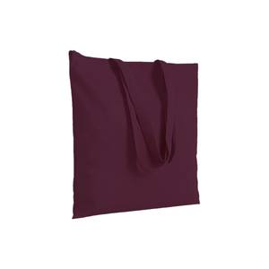 Bolsos de Mano, Bolsa de Compras de Algodón, 220g, Color Ciruela, Cuadrada, Casual, Promocional, de Italia - Product Image 1
