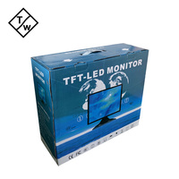 Nouvel écran de bureau LCD TFT WLED noir de 15 pouces, entrée VGA HD, résolution 1024*768, 60 Hz, série professionnelle, haut-parleur intégré