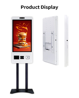 HONGNUO Kiosque de paiement de 15.6 pouces Kiosque de commande automatique dans le numéro de commande de restaurant Kiosque interactif de libre-service