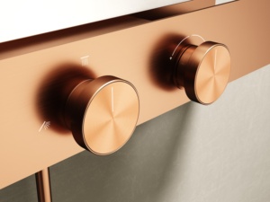 Sistema de Ducha Termostático de Latón de Lujo en Oro Rosa, Empotrado en Pared, con Mezclador, Rociador de Lluvia, Estante de Almacenamiento y Toallero - Product Image 4