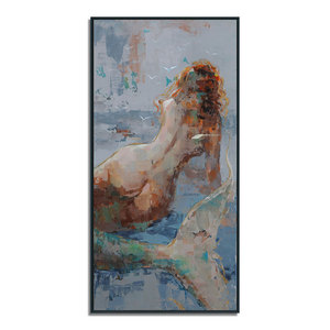 Unique <b>Design</b> Modern Luxury Portrait Oil Painting on Canvas High Quality Art for Villa Hotel Room <b>Wall</b> Decor Ori-cus41 High Qual - Product Image 2