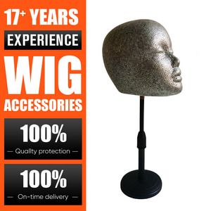 Fabricantes Venta directa Cabeza de Maniquí de espuma femenina Peluca Pantalla Espuma de poliestireno Cabeza de maniquí Cabeza de espuma - Product Image 1