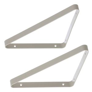 ขายึดชั้นวางของสีขาว WEKIS คุณภาพดีจากโรงงาน ผลิตจากเหล็กหล่อ สำหรับชั้นวางแบบลอยตัว  ขั้นต่ำในการสั่งซื้อน้อย - Product Image 3