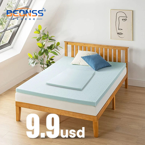 Nhà Máy Giá Chậm Phục Hồi Bộ Nhớ Bọt Nệm Topper Chất Lượng Cao Nệm Topper Gói Trong Một Hộp - Product Image 2